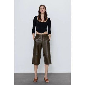 ZARA Cropped Knit Sweater Size S